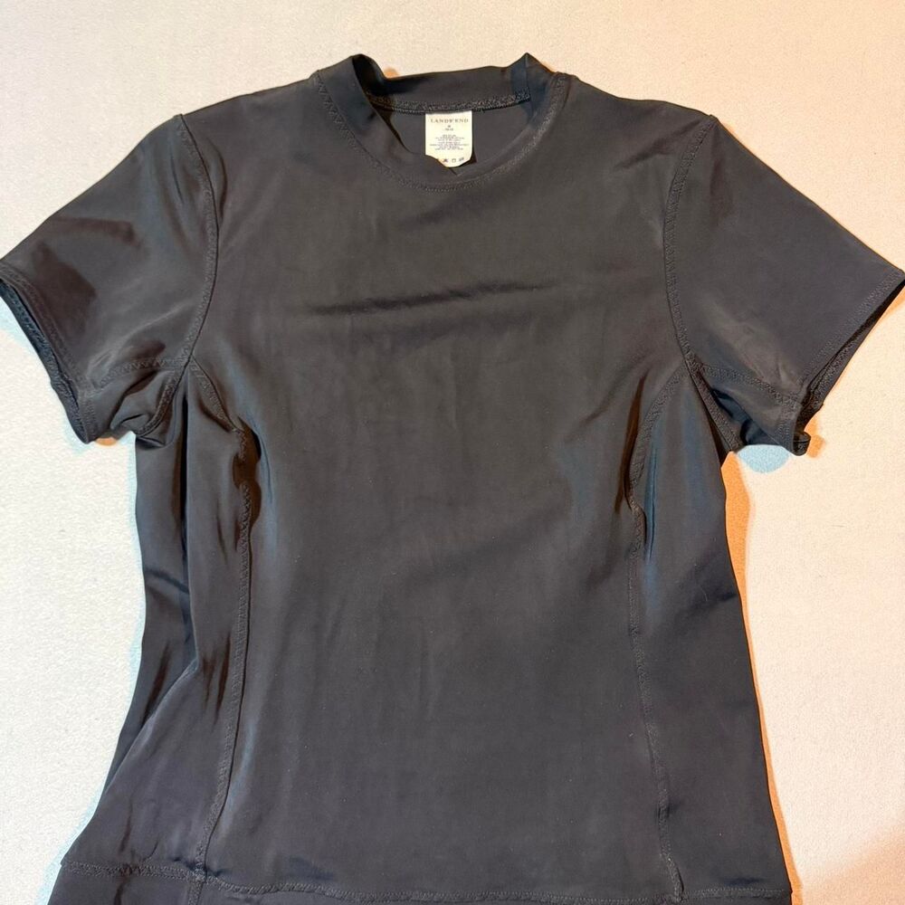Lands-end Women's Black and Navy Swim
